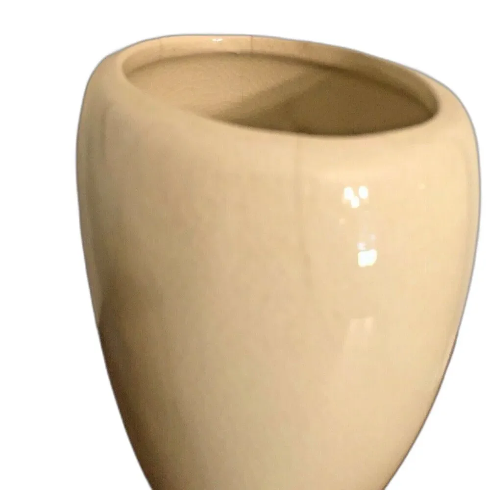 Vintage Royal Copley Tri-Footed Vase Philodendron Art Deco Planter 7.5